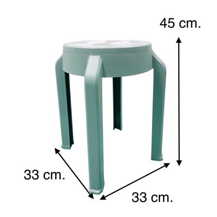 เก้าอี้พลาสติก SPRING RELAX&RESET CIRCULAR สีเขียวอ่อน_7