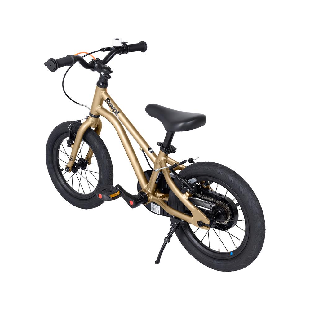 จักรยานเด็ก 14 นิ้ว ROYAL BABY EZ KABLE สีทอง