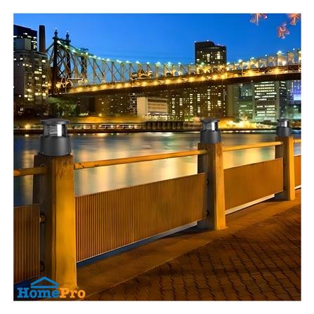 ไฟหัวเสา L&E 9P-00319 สีดำ_2