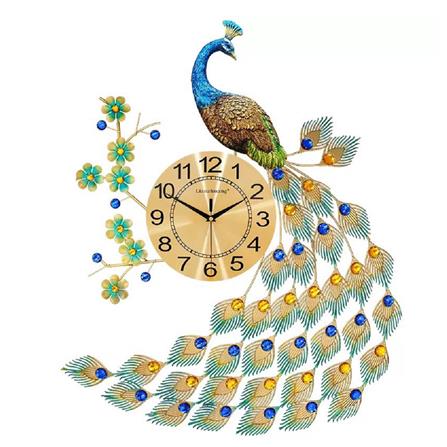 นาฬิกาแขวน INTERY CT024C001 26X30 นิ้ว สีทอง_0