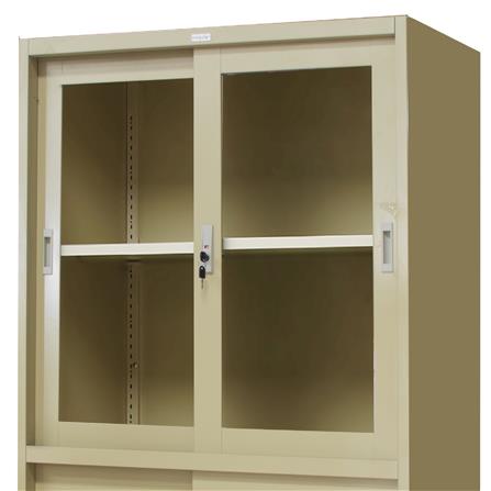 ตู้เหล็กสูงบานผสม WORKSCAPE ZDGO-1886 91.7 ซม. สีครีม_1