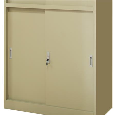 ตู้เหล็กสูงบานผสม WORKSCAPE ZDGO-1886 91.7 ซม. สีครีม_2