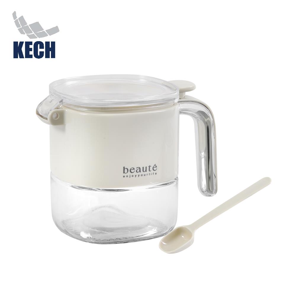 ที่ใส่เครื่องปรุง KECH BEAUTE 0.4 ลิตร สีเบจ_1