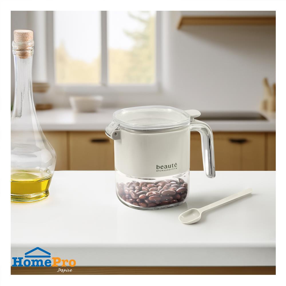 ที่ใส่เครื่องปรุง KECH BEAUTE 0.4 ลิตร สีเบจ