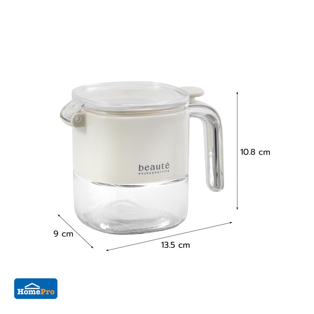 ที่ใส่เครื่องปรุง KECH BEAUTE 0.4 ลิตร สีเบจ