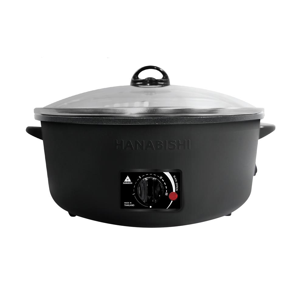 กระทะไฟฟ้า HANABISHI HGP-10T 1.5 ลิตร สีดำ_1
