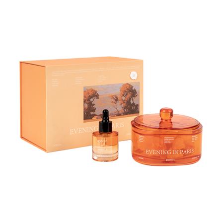 ชุดหินอโรม่าพร้อมน้ำหอม PORRIN 500 กรัม + 30 มล. EVENING IN PARIS_0