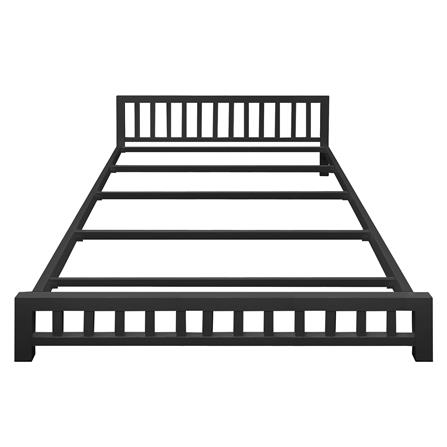 เตียงเหล็ก 5 ฟุต THAIBULL SSTVIE032-150 สีดำ_1