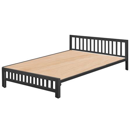 เตียงเหล็ก 6 ฟุต THAIBULL SSTVIE032-180W สีดำ_0