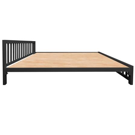 เตียงเหล็ก 6 ฟุต THAIBULL SSTVIE032-180W สีดำ_2