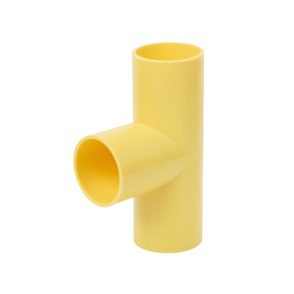 ข้อต่อ 3 ทาง ELECKTA 3/4 นิ้ว สีเหลือง แพ็ก 4 ชิ้น