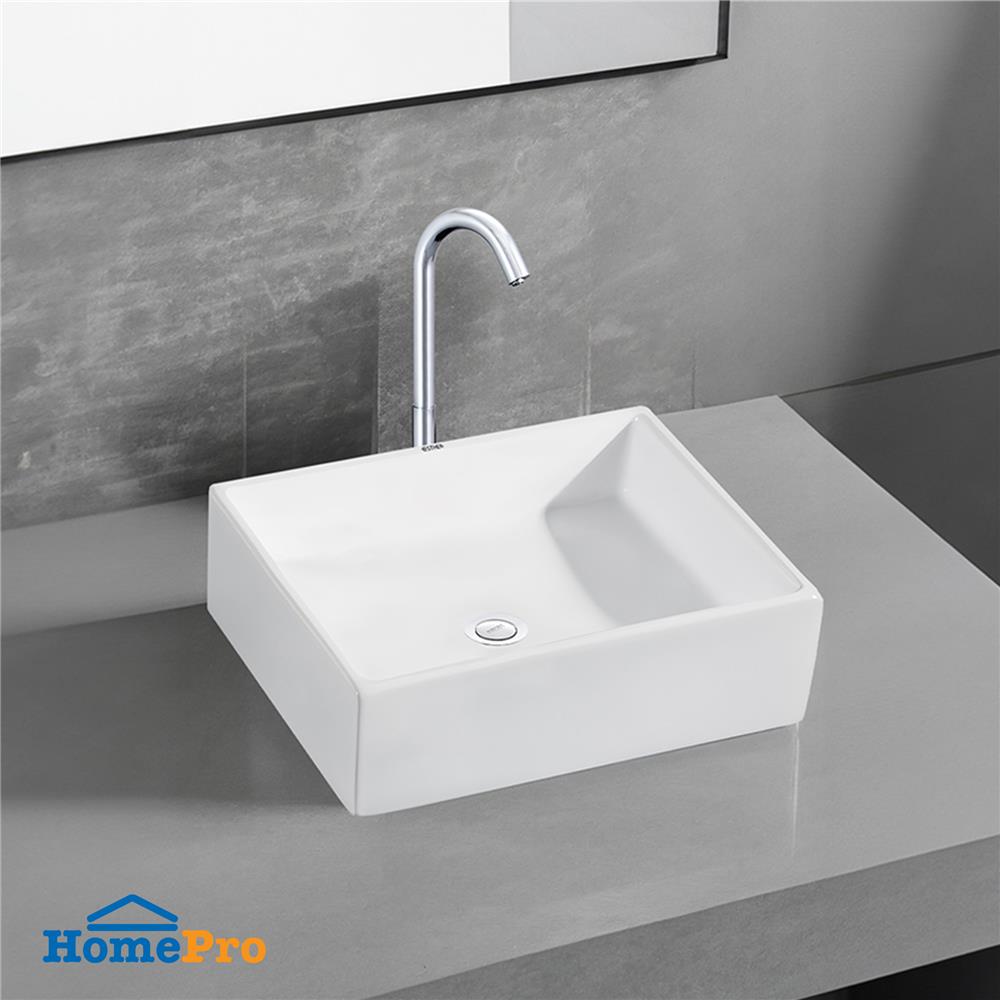 อ่างล้างหน้าวางบนเคาน์เตอร์ ESTHER ECW-03-210-11 สีขาว