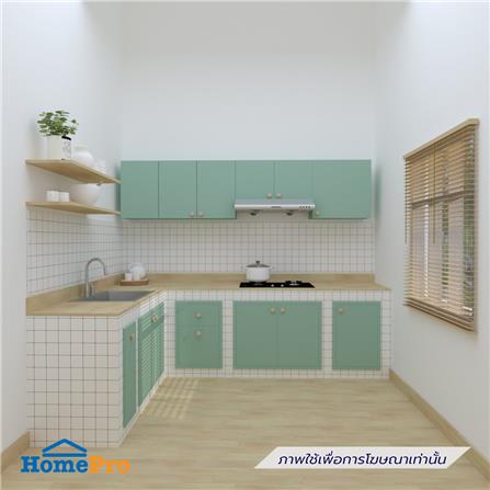 ตู้แขวนเข้ามุมขวา MJ DOT 80x60 ซม. สี PASTEL MINT_2