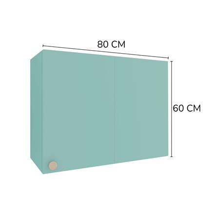 ตู้แขวนเข้ามุมขวา MJ DOT 80x60 ซม. สี PASTEL MINT_3