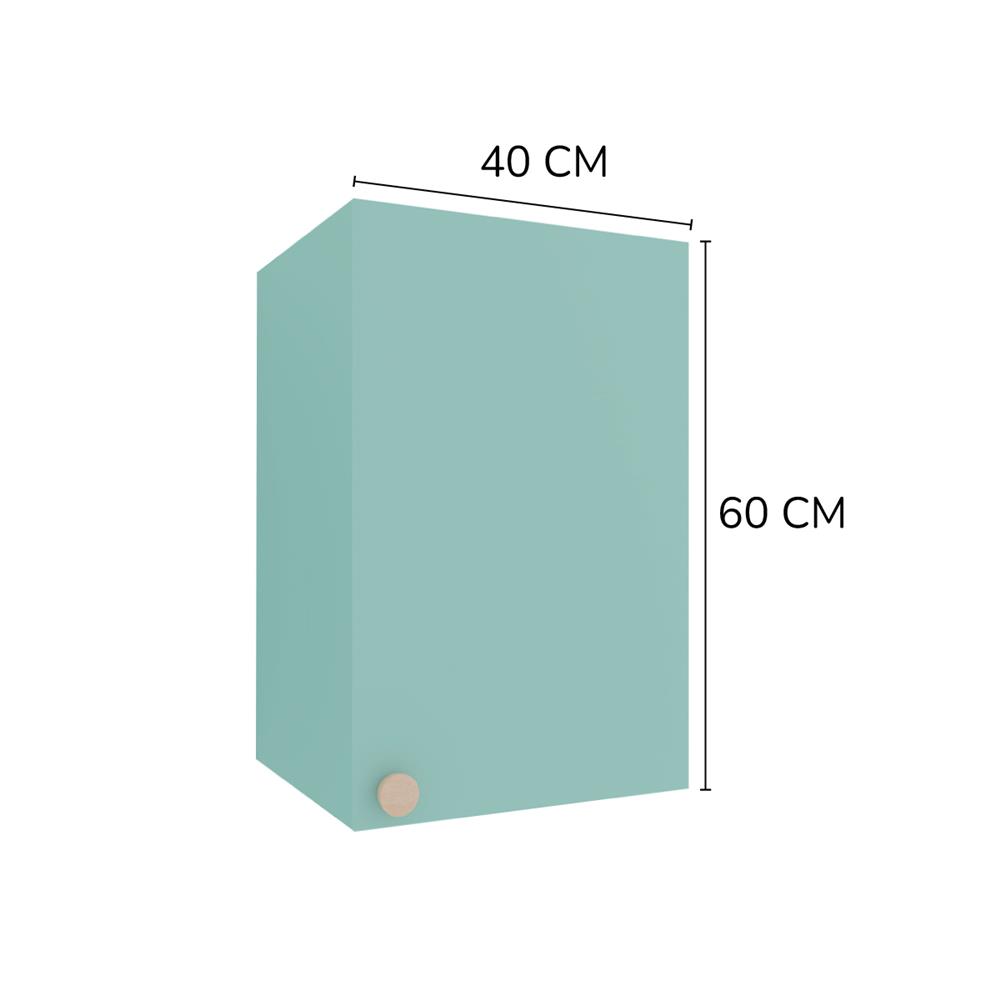 ตู้แขวนเดี่ยว MJ DOT 40X60 ซม. สี PASTEL MINT