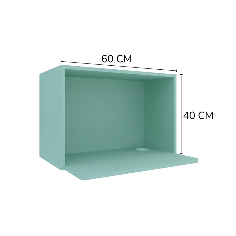 ตู้แขวนไมโครเวฟ MJ DOT 60x40 ซม. สี PASTEL MINT