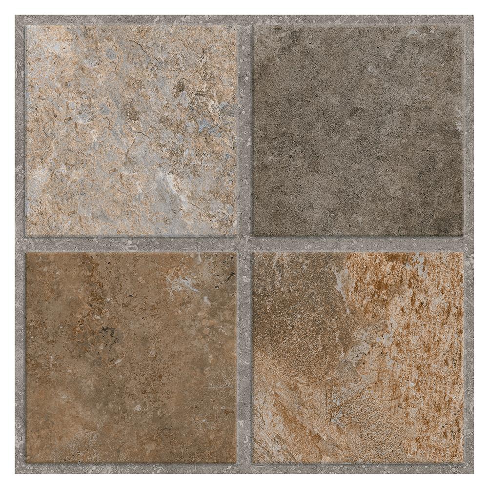 กระเบื้องพื้นพอร์ซเลน  40x40 ซม. TARA โฮเดน น้ำตาล (AF) A 0.96 ตร.ม.