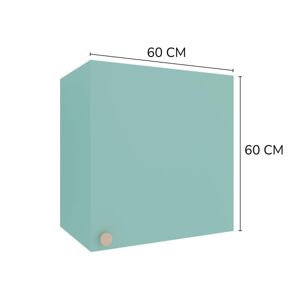 ตู้แขวนเดี่ยว MJ DOT 60X60 ซม. สี PASTEL MINT