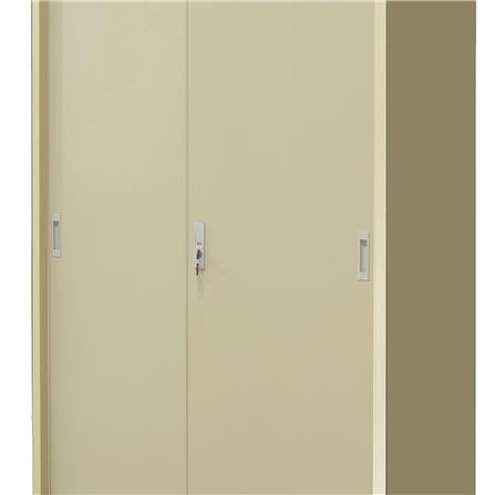 ตู้เหล็กสูงบานเลื่อน WORKSCAPE ZDO-1886 91.7 ซม. สีครีม_1