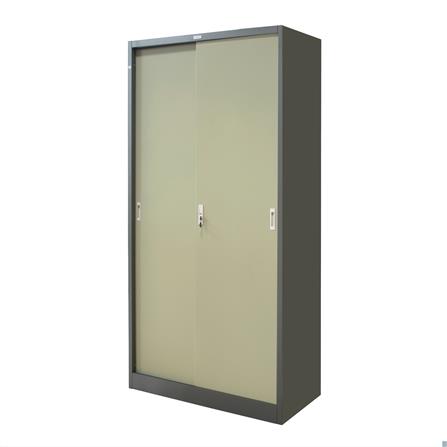 ตู้เหล็กสูงบานเลื่อน WORKSCAPE ZDO-1886 91.7 ซม. สีเทา_0