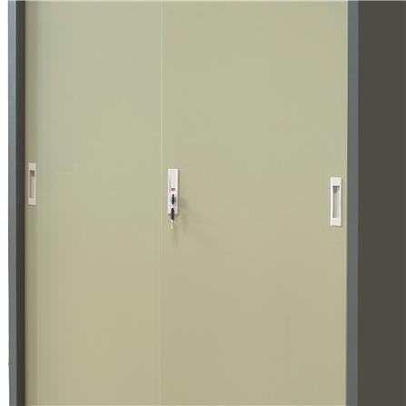 ตู้เหล็กสูงบานเลื่อน WORKSCAPE ZDO-1886 91.7 ซม. สีเทา_1