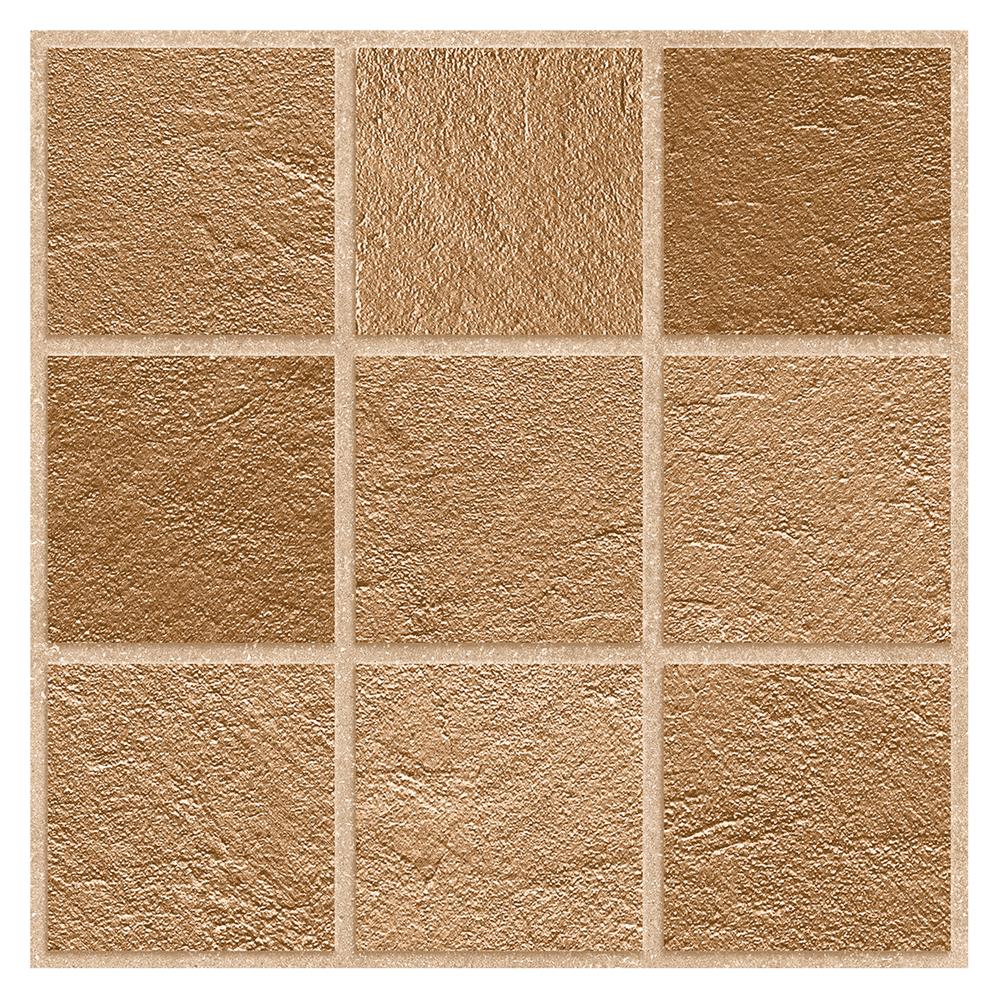 กระเบื้องพื้นพอร์ซเลน  40x40 ซม. TARA เวนเจอร์ น้ำตาล A 0.96 ตร.ม.