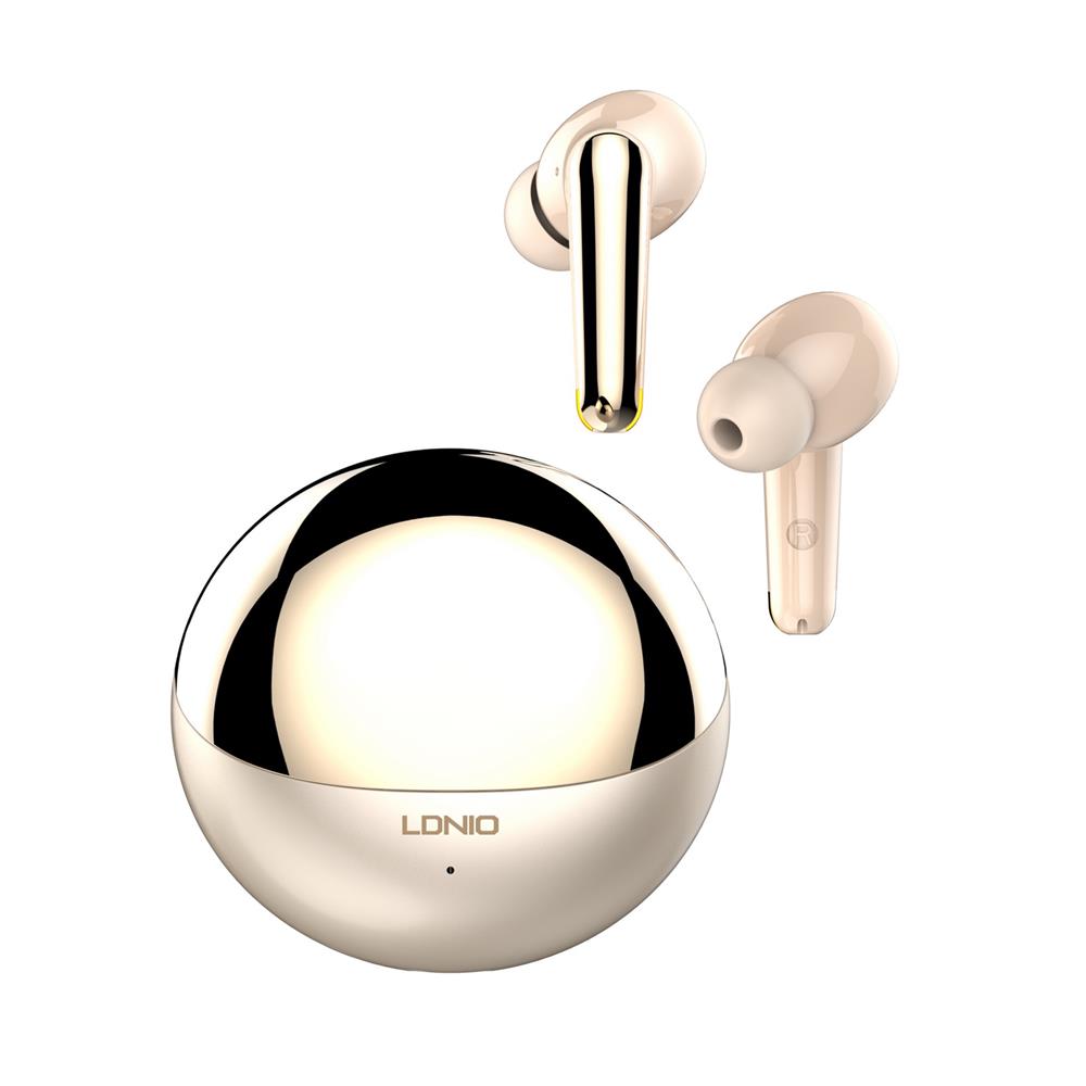 หูฟังบลูทูธ LDNIO T01 สีทอง