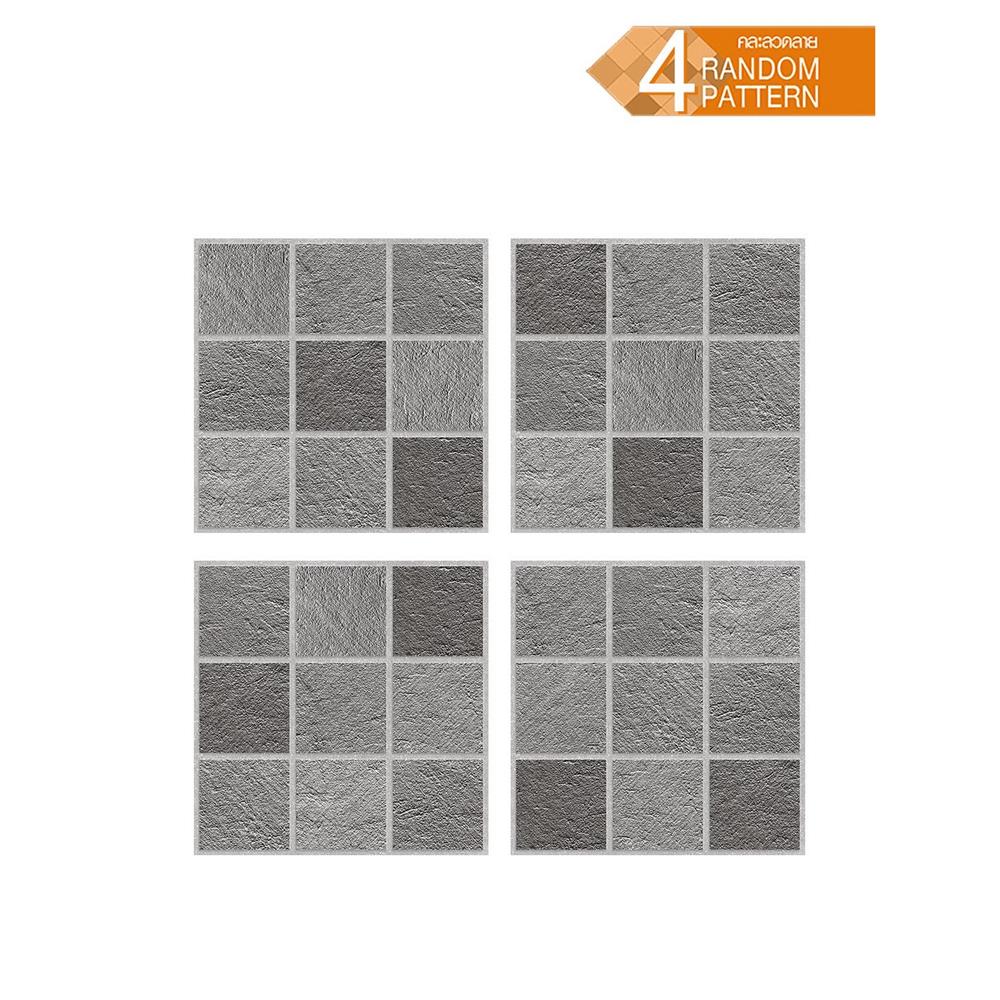 กระเบื้องพื้นพอร์ซเลน  40x40 ซม. TARA เวนเจอร์ เทา A 0.96 ตร.ม.