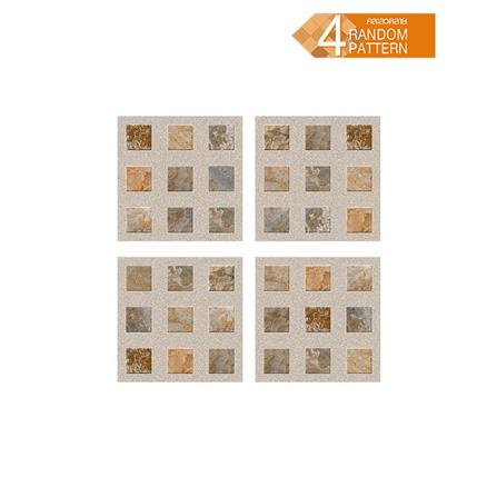 กระเบื้องพื้นพอร์ซเลน  40x40 ซม. TARA อาร์เน่ น้ำตาล (AF) A 0.96 ตร.ม._1