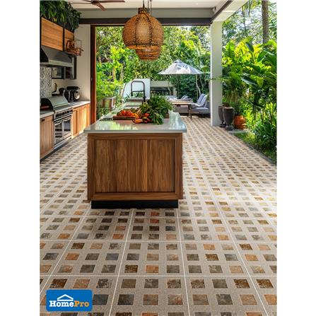 กระเบื้องพื้นพอร์ซเลน  40x40 ซม. TARA อาร์เน่ น้ำตาล (AF) A 0.96 ตร.ม._4