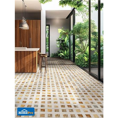 กระเบื้องพื้นพอร์ซเลน  40x40 ซม. TARA อาร์เน่ น้ำตาล (AF) A 0.96 ตร.ม._5