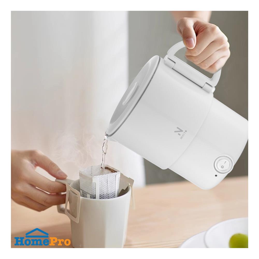 กาต้มน้ำไฟฟ้าพกพา NIKITO HF051B-3 0.9 ลิตร สีขาว