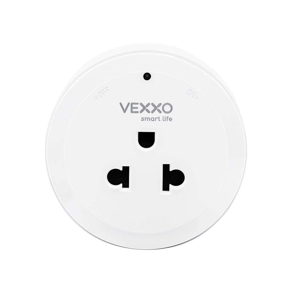 เต้ารับไร้สาย 3 ตา VEXXO APB-0100 สีขาว