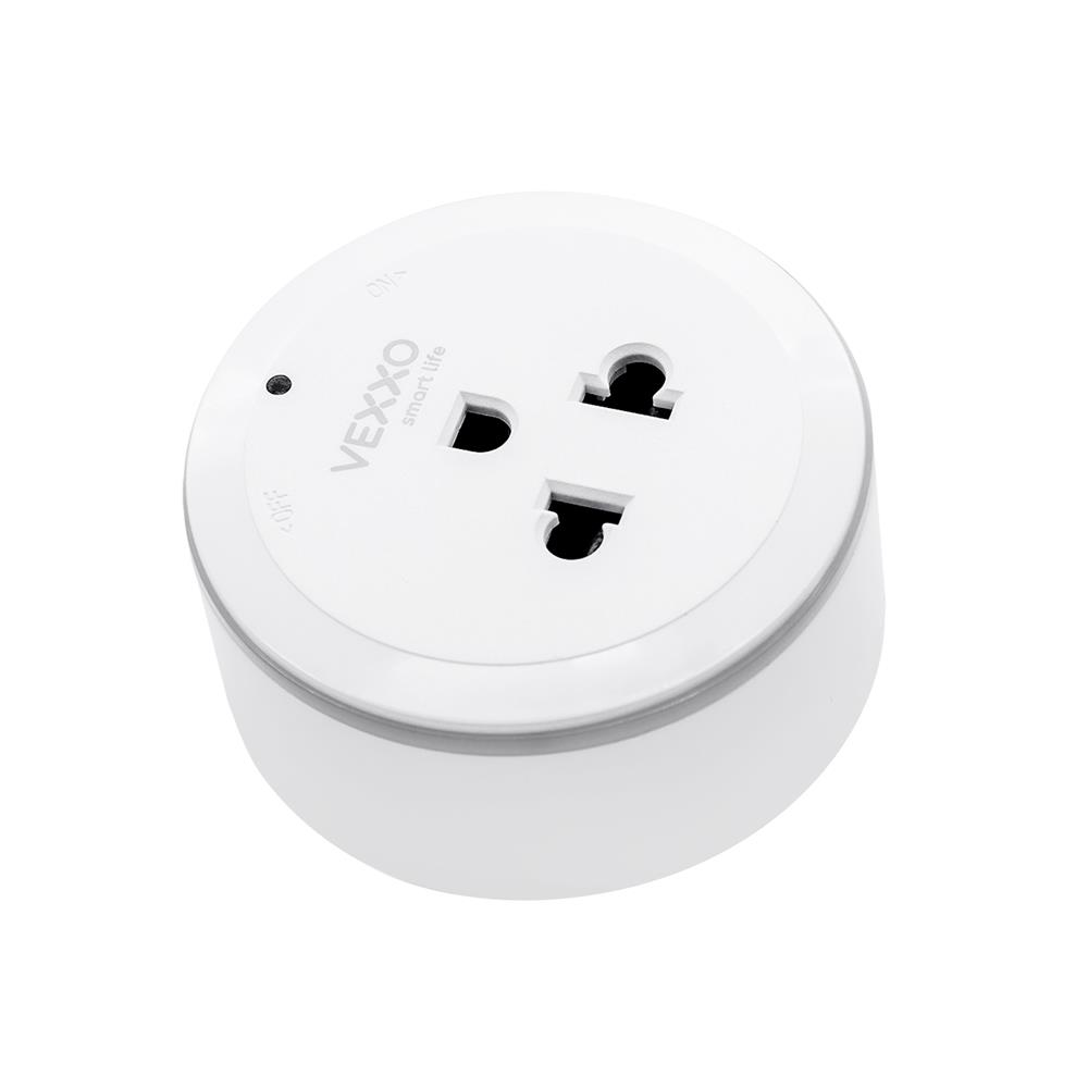 เต้ารับไร้สาย 3 ตา VEXXO APB-0100 สีขาว