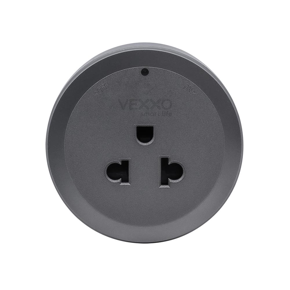 เต้ารับไร้สาย 3 ตา VEXXO APB-0100 สีเทา