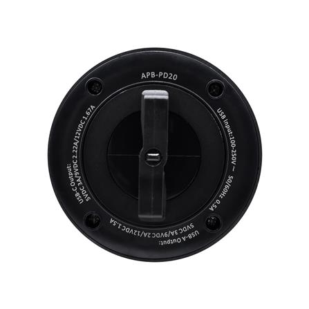 เต้ารับไร้สาย VEXXO USB TYPE A/C APB-PD20 20 วัตต์ สีดำ_3