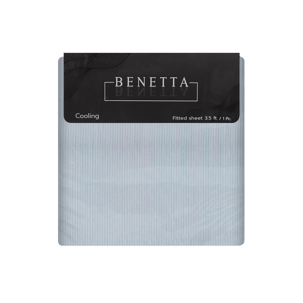 ผ้าปูที่นอน 3.5 ฟุต BENETTA PERFECT FIT สี BLUE