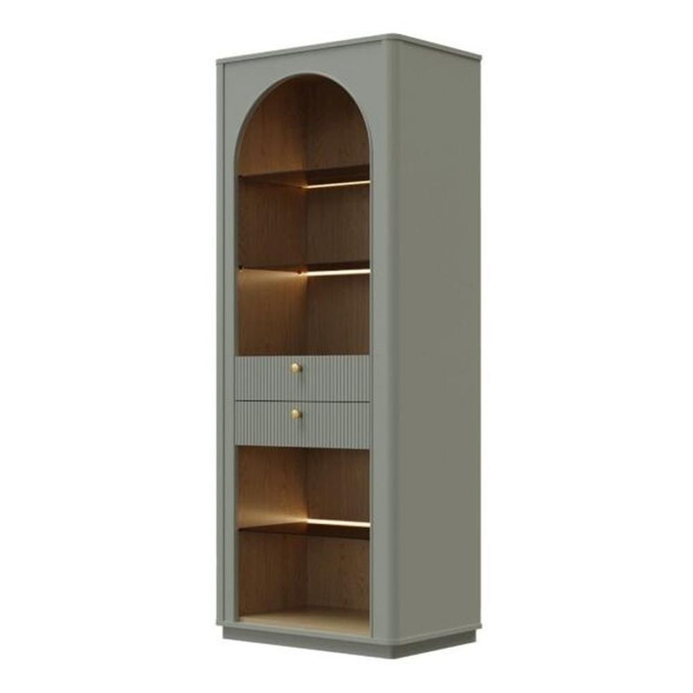 ตู้โชว์ SB FURNITURE SOUL 19232527 80 ซม. สี PEWTER GREY