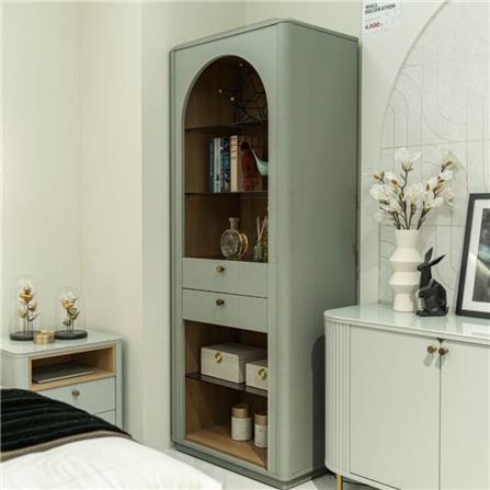ตู้โชว์ SB FURNITURE SOUL 19232527 80 ซม. สี PEWTER GREY_2