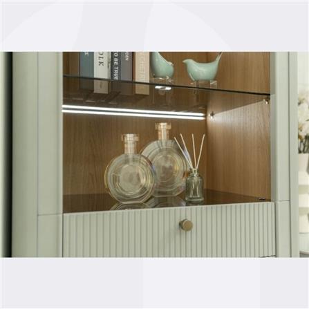 ตู้โชว์ SB FURNITURE SOUL 19232527 80 ซม. สี PEWTER GREY_5