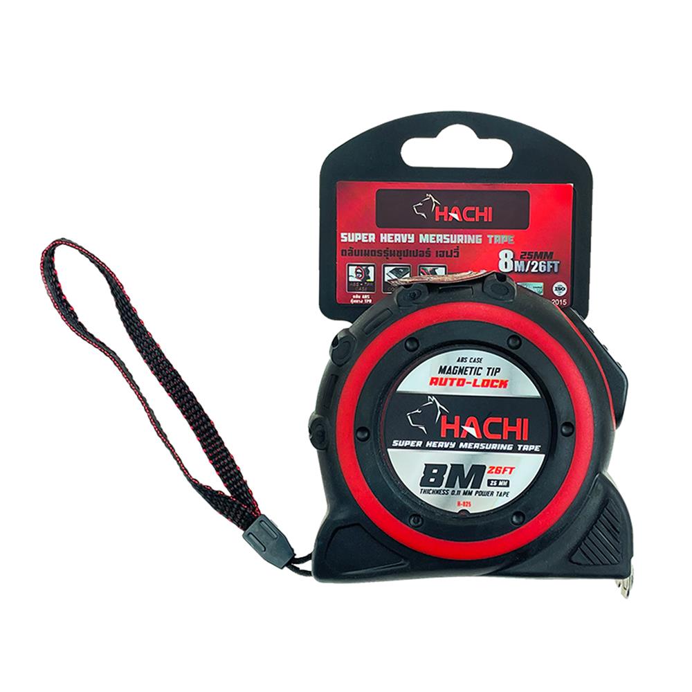 ตลับเมตร HACHI รุ่นซุปเปอร์เฮฟวี่ 8 ม.