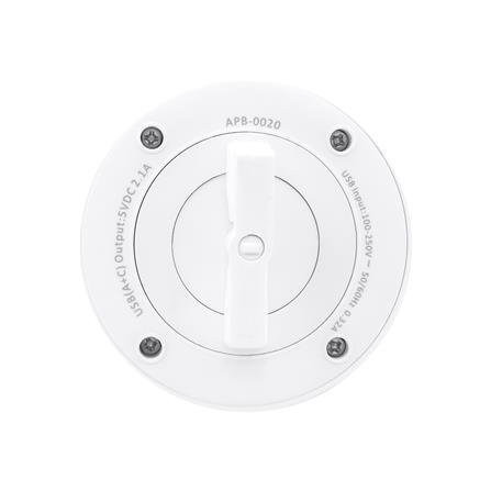 เต้ารับไร้สาย VEXXO USB TYPE A/C APB-0020 10 วัตต์ สีขาว_3