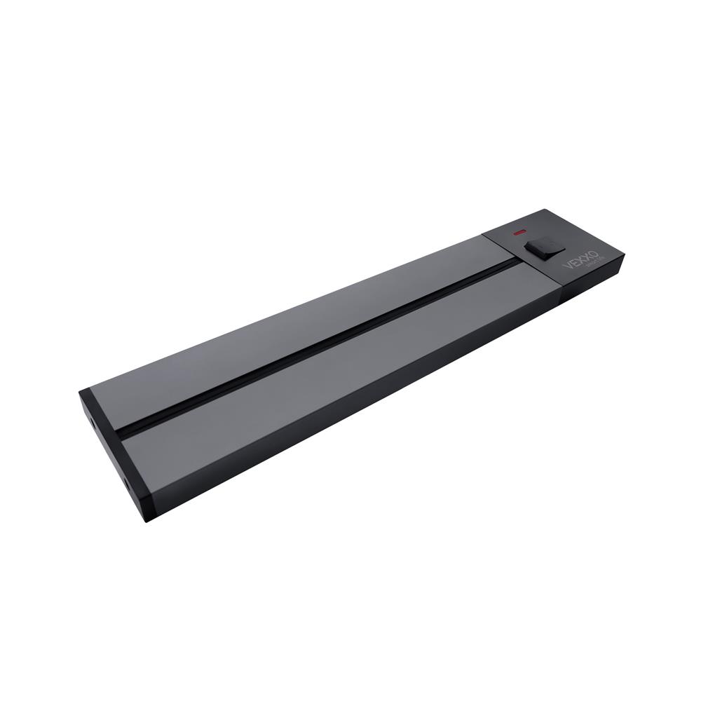 รางปลั๊กไฟแบบเลื่อนได้ VEXXO PWB1-4200 40 ซม. สีเทา