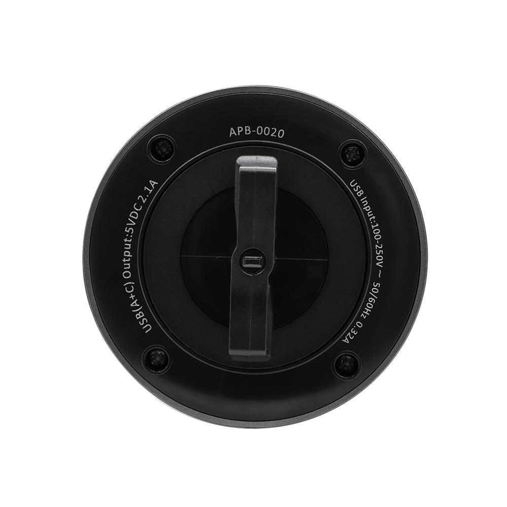 เต้ารับไร้สาย VEXXO USB TYPE A/C APB-0020 10 วัตต์ สีดำ