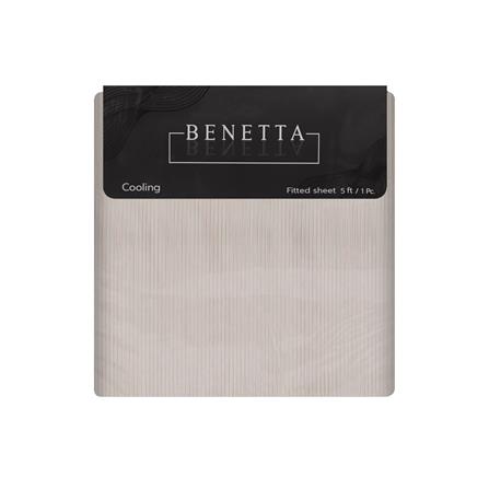 ผ้าปูที่นอน 5 ฟุต BENETTA PERFECT FIT สี BROWN_4