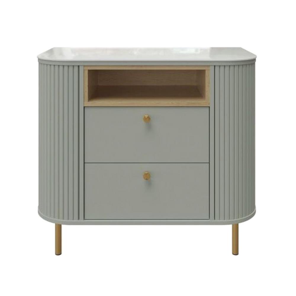 ตู้ลิ้นชัก 2 ลิ้นชัก SB FURNITURE SOUL 19232109 90 ซม. สี PEWTER GREY