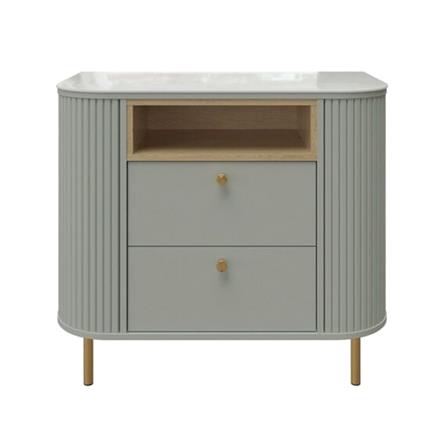 ตู้ลิ้นชัก 2 ลิ้นชัก SB FURNITURE SOUL 19232109 90 ซม. สี PEWTER GREY_0