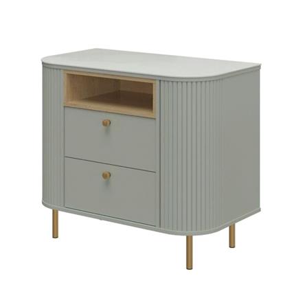 ตู้ลิ้นชัก 2 ลิ้นชัก SB FURNITURE SOUL 19232109 90 ซม. สี PEWTER GREY_1