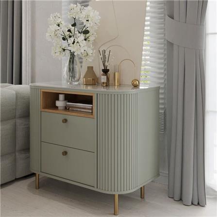 ตู้ลิ้นชัก 2 ลิ้นชัก SB FURNITURE SOUL 19232109 90 ซม. สี PEWTER GREY_2