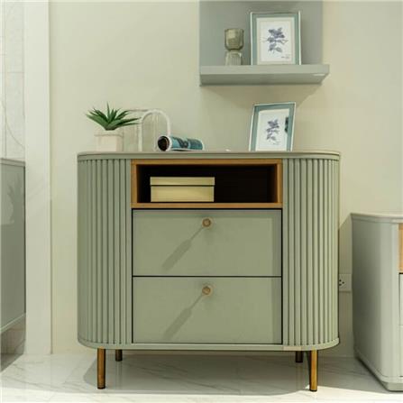 ตู้ลิ้นชัก 2 ลิ้นชัก SB FURNITURE SOUL 19232109 90 ซม. สี PEWTER GREY_4